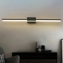 GobekUsa Contemporary LED Vanity Wall Sconce in Natural Light - Linear Metal, White/Black, 16" to 31.5" Wide
