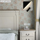 GobekUsa Contemporary LED Wall Lamp for Bedroom and Study with Black/White Metal Spotlight
