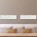 GobekUsa Contemporary LED Wall Sconce: 16"/20.5" Wide Acrylic Rectangle - Warm/White Light for Bedroom