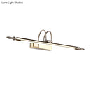 GobekUsa Contemporary LED Wall Sconce - Slim Metal Design, 22"/26"/30" Wide, Brass/Nickel Finish, White/Warm Light