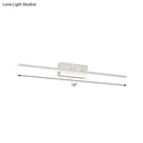GobekUsa Contemporary LED Wall Sconce - White Linear Vanity Light Fixture