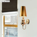 GobekUsa Contemporary Fabric Barrel Wall Mount Light - Bedroom Sconce Light (Black/Silver/White)