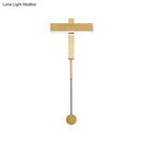GobekUsa Contemporary Metal LED Rotatable Wall Sconce - Warm Light Wall Lamp