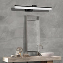 GobekUsa Contemporary Metal LED Vanity Sconce - 16.5"/28"/22.5" Wide - Black/Silver/Coffee - Adjustable Lighting