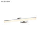 GobekUsa Contemporary Metal LED Vanity Sconce - 16.5"/28"/22.5" Wide - Black/Silver/Coffee - Adjustable Lighting