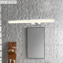 GobekUsa Contemporary Metal LED Vanity Sconce - 16.5"/28"/22.5" Wide - Black/Silver/Coffee - Adjustable Lighting