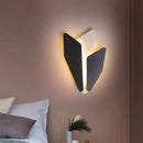 GobekUsa Contemporary Metal LED Wall Sconce in Black- Warm/White Light