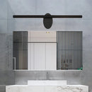 GobekUsa Contemporary Metal Linear LED Vanity Light Wall Sconce in Black