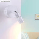 GobekUsa Contemporary Metal Wall Mounted LED Sconce Light in Black/White - Warm/White Light