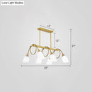 GobekUsa Contemporary Milk Glass Pendant Light - Tulip Shade Island Lamp, Ideal for Restaurants