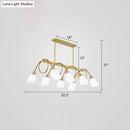 GobekUsa Contemporary Milk Glass Pendant Light - Tulip Shade Island Lamp, Ideal for Restaurants