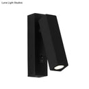 GobekUsa Contemporary Mini LED Wall Sconce with Rotatable Metallic Design - Black/Silver/White