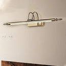 GobekUsa Contemporary LED Wall Sconce - Slim Metal Design, 22"/26"/30" Wide, Brass/Nickel Finish, White/Warm Light