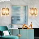 GobekUsa Contemporary Oval Wall Light with Clear Crystal Deco - Metallic 1-Light Fixture for Living Room