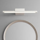 GobekUsa Contemporary Slim Metal Vanity Sconce LED Light Fixture - 16"/19.5"/23.5" Wide - White/Warm Light - Wall Mounted