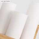 GobekUsa 3-Head Contemporary Tube Shade Wall Lamp with Wooden Shelf – Perfect for Cloth Shop
