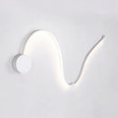 GobekUsa Contemporary Twist LED Wall Sconce - Black/White - Warm/White Lighting