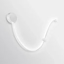 GobekUsa Contemporary Twist LED Wall Sconce - Black/White - Warm/White Lighting