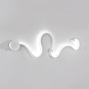 GobekUsa Contemporary Twist LED Wall Sconce - Black/White - Warm/White Lighting