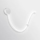 GobekUsa Contemporary Twist LED Wall Sconce - Black/White - Warm/White Lighting