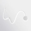 GobekUsa Contemporary Twist LED Wall Sconce - Black/White - Warm/White Lighting