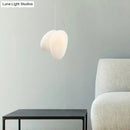 GobekUsa Contemporary White Glass Pendant Light for Dining Room Ceiling