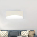 GobekUsa Contemporary Acrylic Wall Light Fixture – Rectangular Bedside Sconce in White/Gold, Warm/White Light