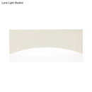 GobekUsa Contemporary Acrylic Wall Light Fixture – Rectangular Bedside Sconce in White/Gold, Warm/White Light