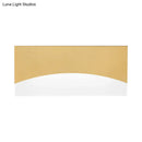 GobekUsa Contemporary Acrylic Wall Light Fixture – Rectangular Bedside Sconce in White/Gold, Warm/White Light