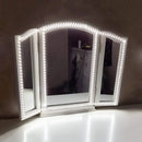 GobekUsa Contemporary LED Vanity Strip Light - Metal Linear Make-Up Lighting for Bedroom - White