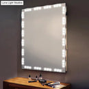 GobekUsa Contemporary White LED Vanity Strip Light: Plastic Linear Make-Up Lighting for Dressing Room