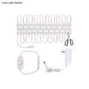 GobekUsa Contemporary White LED Vanity Strip Light: Plastic Linear Make-Up Lighting for Dressing Room