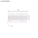 GobekUsa Contemporary White LED Vanity Strip Light: Plastic Linear Make-Up Lighting for Dressing Room