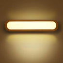 GobekUsa Contemporary LED Sconce Vanity Light for Bedroom - Oval Elongated Acrylic Fixture