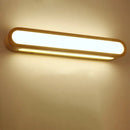 GobekUsa Contemporary LED Sconce Vanity Light for Bedroom - Oval Elongated Acrylic Fixture