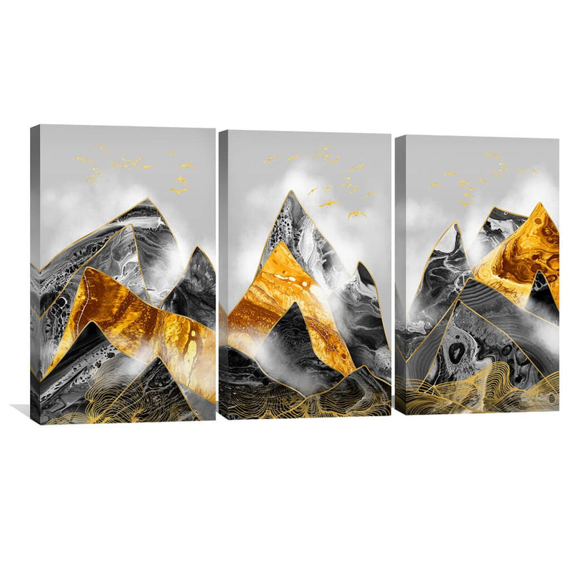 Contrasting Mountains Canvas