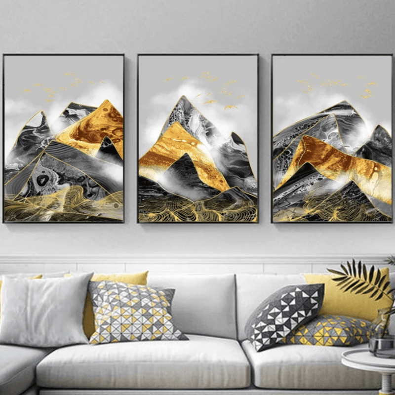 Contrasting Mountains Canvas