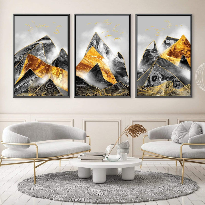 Contrasting Mountains Canvas