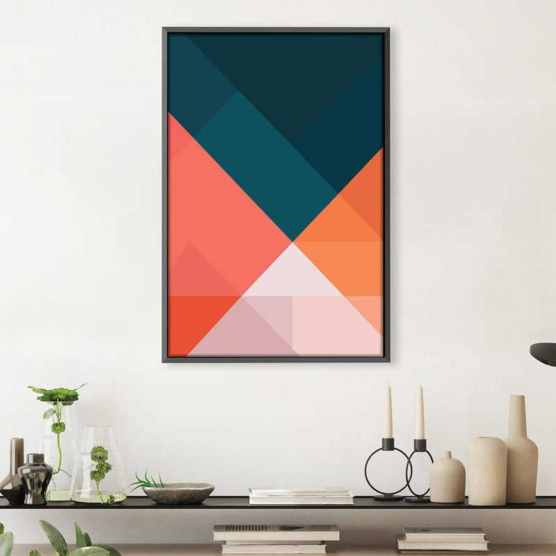 Contrasting Shapes Canvas