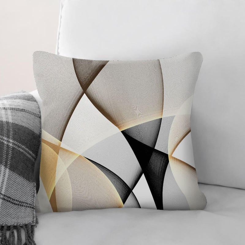 Contrasting Waves A Cushion