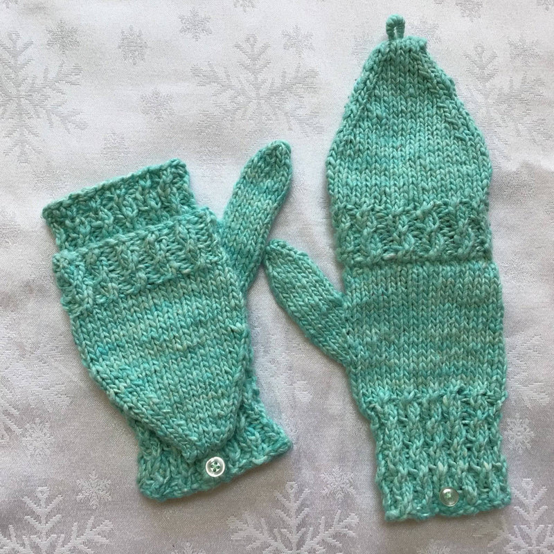 Convertible Mittens Knitting Kit