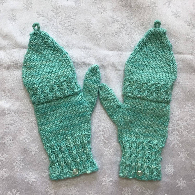 Convertible Mittens Knitting Kit