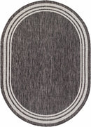 Coonamble Bordered Antrasit Rug