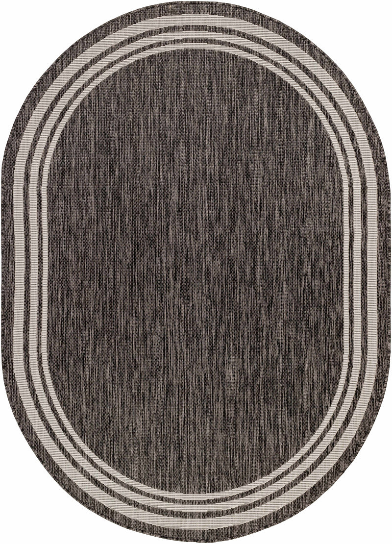 Coonamble Bordered Antrasit Rug