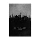 Copenhagen - Skyline Canvas