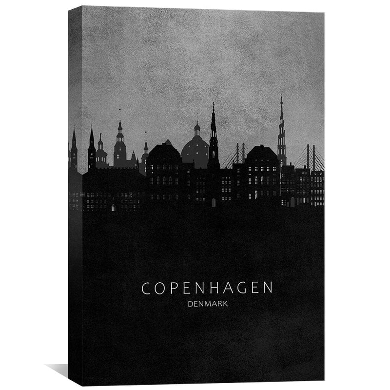 Copenhagen - Skyline Canvas