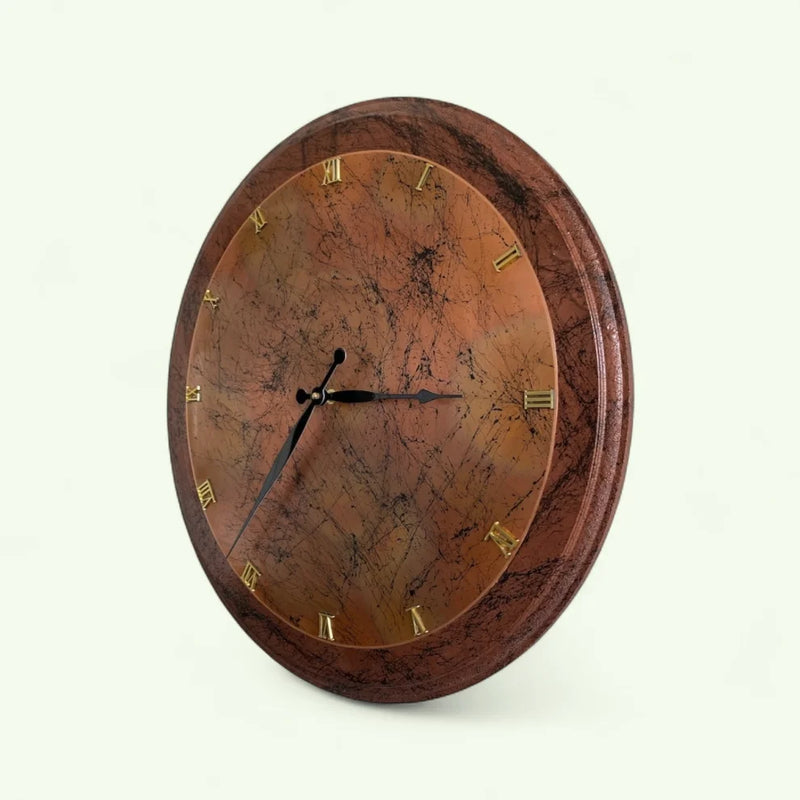 Rustic Copper Wall Clock
