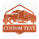 Semi Truck Monogram V2