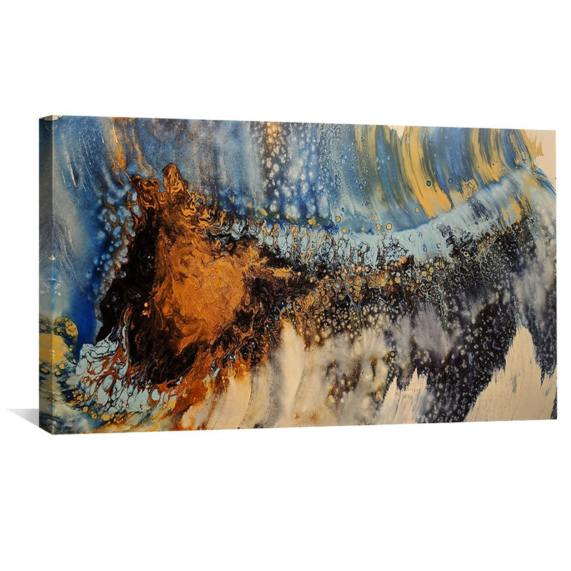 Copper Blue Serenade Canvas