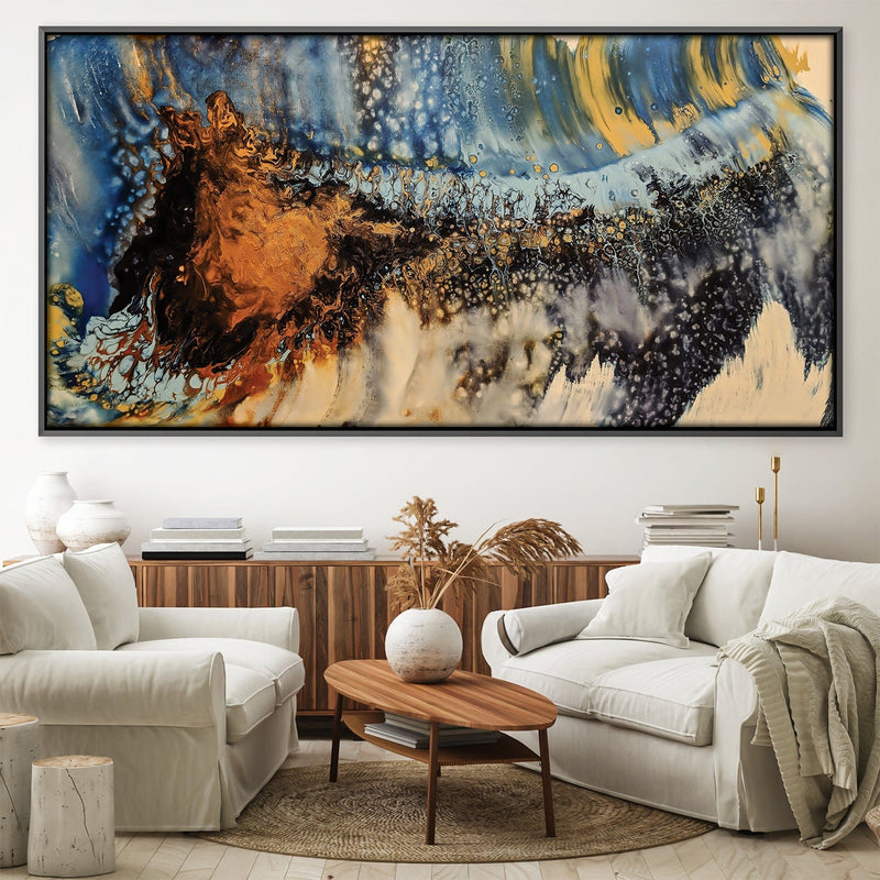 Copper Blue Serenade Canvas